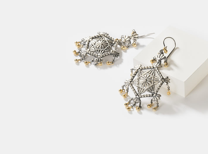 Antique Razia Shield Earrings
