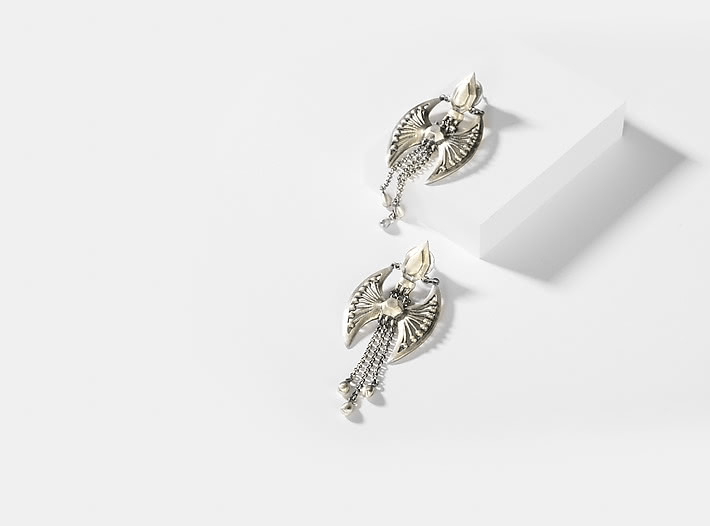 Antique Inayat Axe Earrings