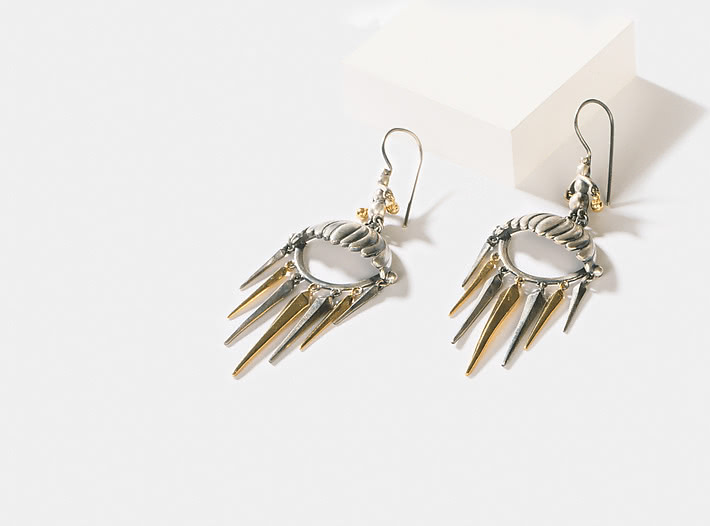 Antique Tarabai Arrow Earrings