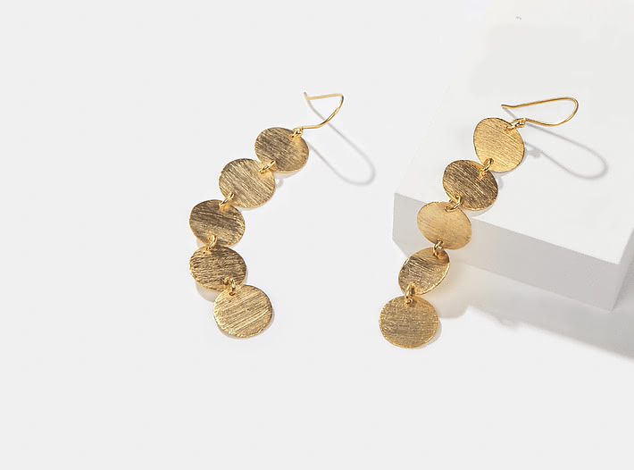 Vacay Mood Earrings in Gold Plating