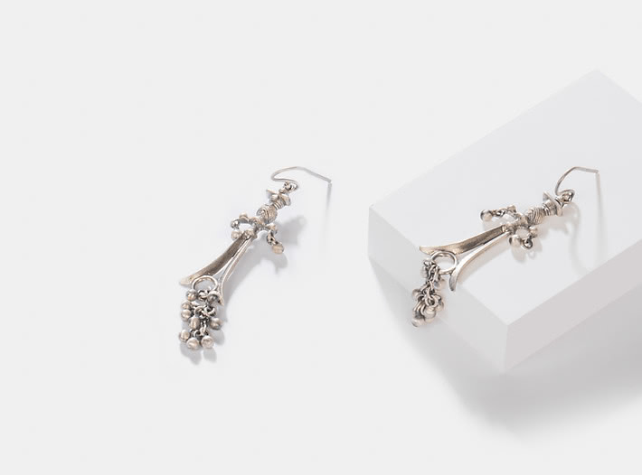 Antique JIjabai Sword Earrings