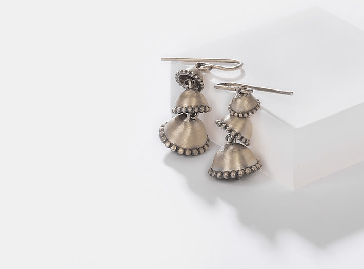 Antique Narah Pillar Earrings