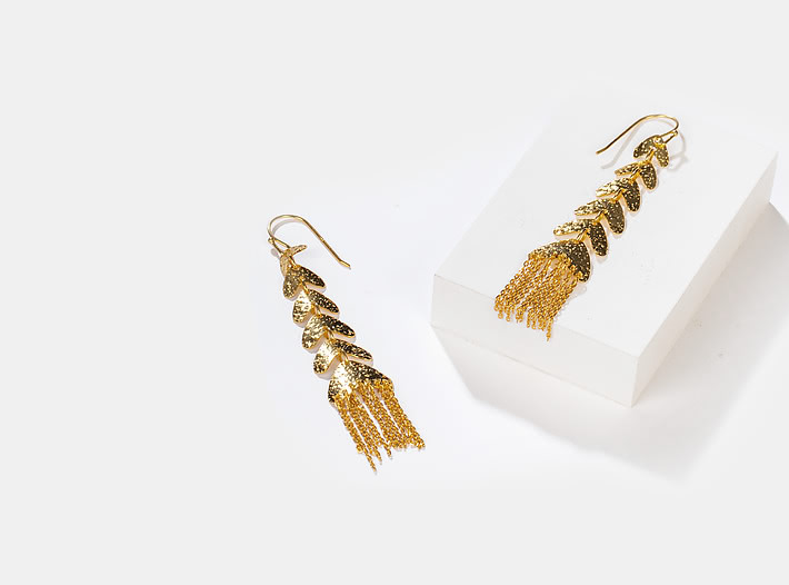 Rainbowland Earrings in Gold Plating