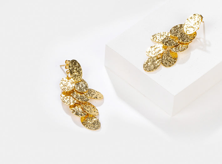 Younger Now Earrings in Gold Plating