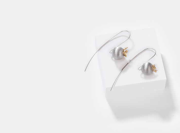 Pomegranate Bud Earrings