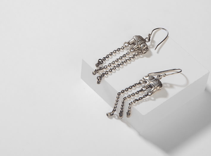 Antique Tough Hides Earrings