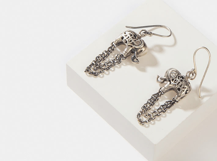 Antique March On Earrings