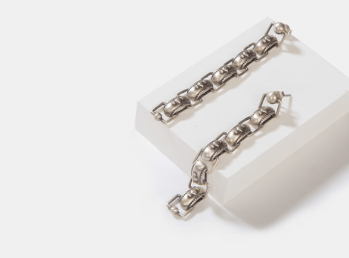 Antique Bammas Anniversary Earrings
