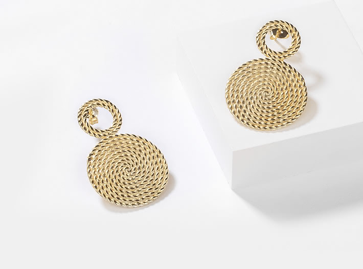 Perfect Wings Earrings in Gold Plating