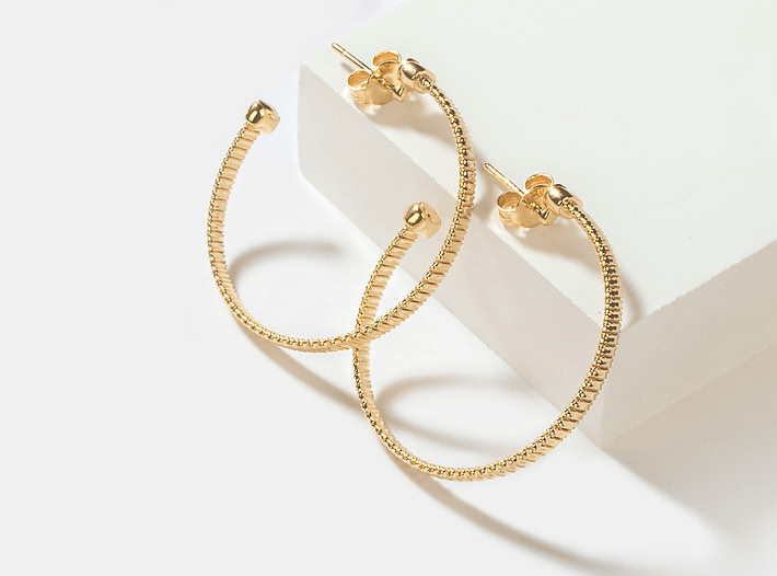 Low Key Cool Earrings in Gold Plating