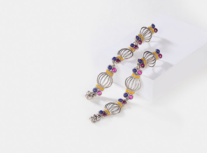 Dhol Motif Danglers