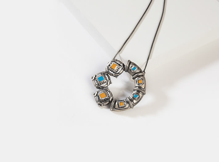 Antique Karmuka Sculpture Necklace