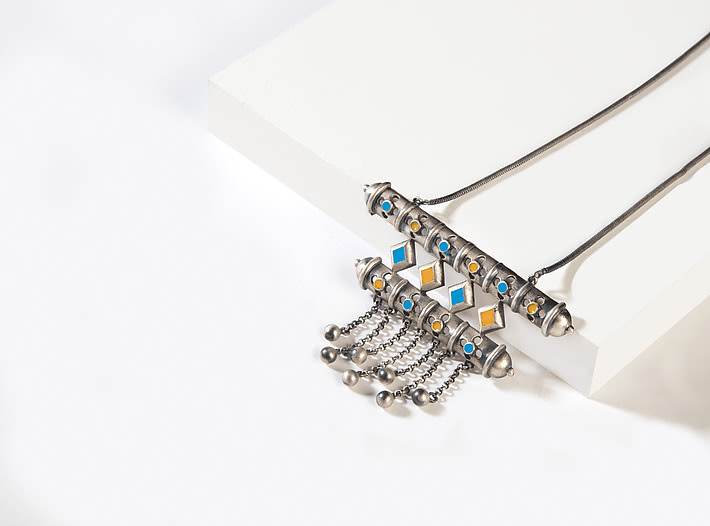 Antique Stambh Pole Necklace