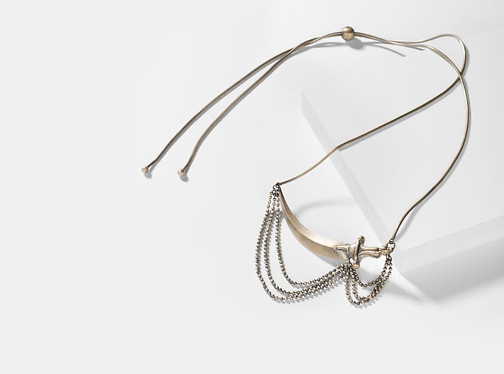 Antique Rukhsana Sword Necklace