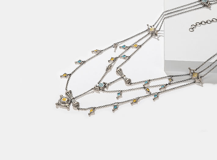 Antique Jeta Vent Necklace