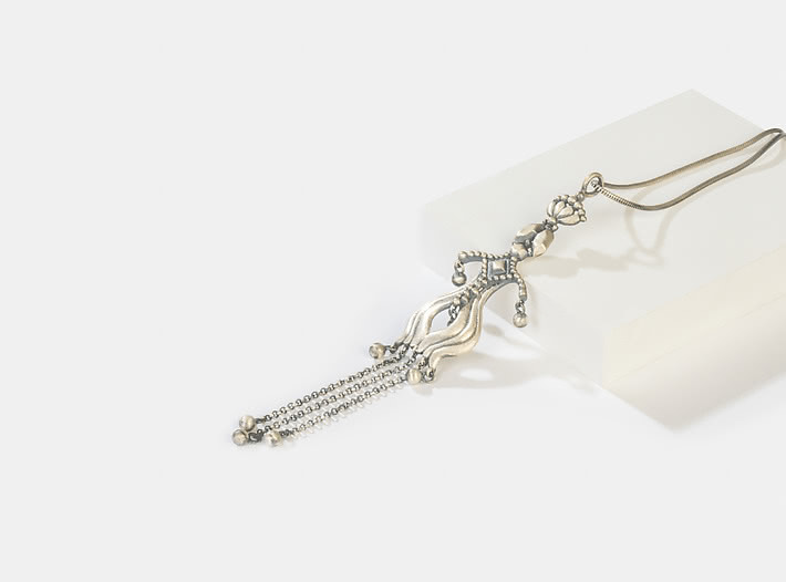 Antique Hazrat Sword Necklace