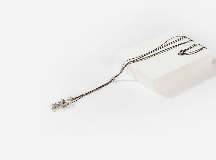 Midnight Sky Necklace in Black Rhodium Plating