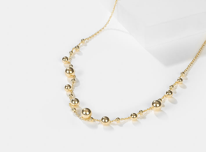 Dance Again Necklace in Gold Plating