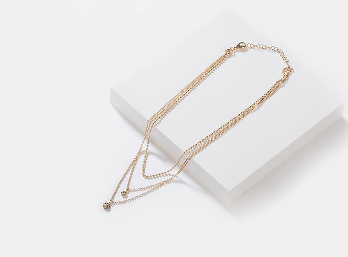 Say My Name Choker in Gold Plating