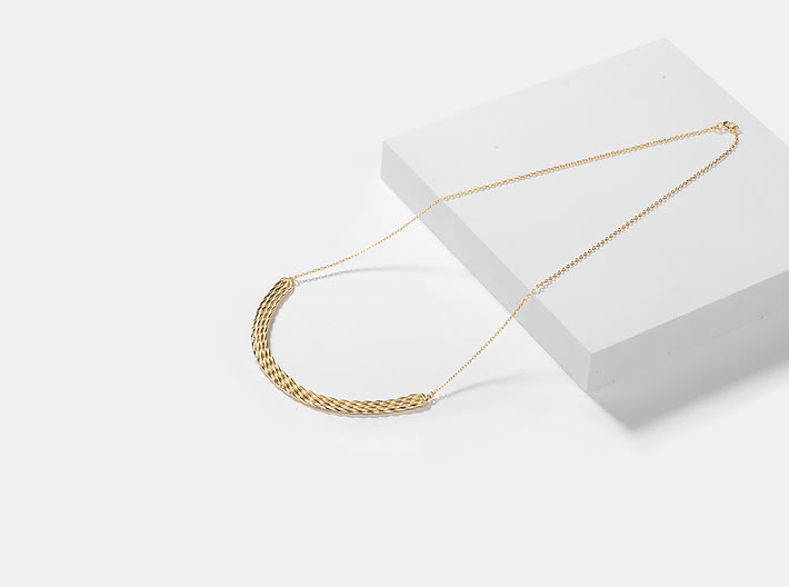 Issa Mood Necklace in Gold Plating