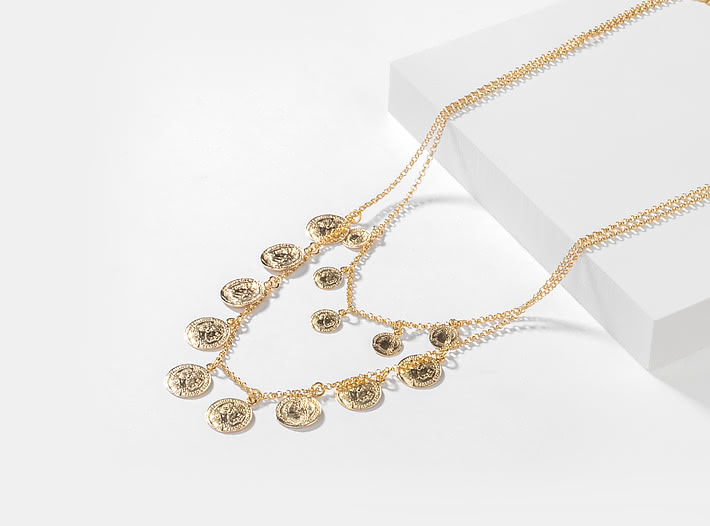 All In Necklace In Gold Plating