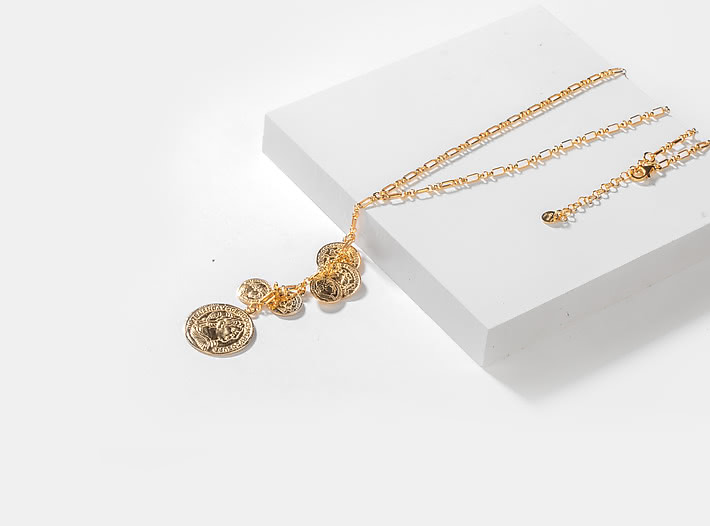 Make a Mint Necklace in Gold Plating