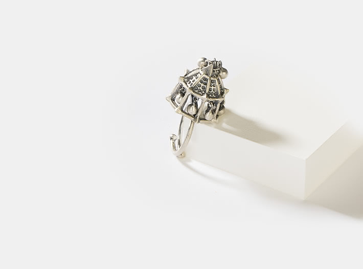 Antique Umadevi Shield Ring