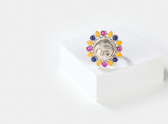 Haathi Motif Ring