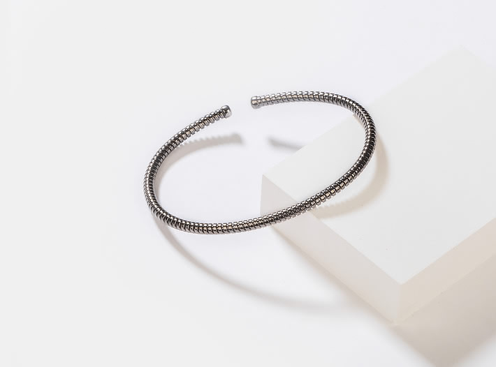 Dig It Bracelet in Black Rhodium Plating