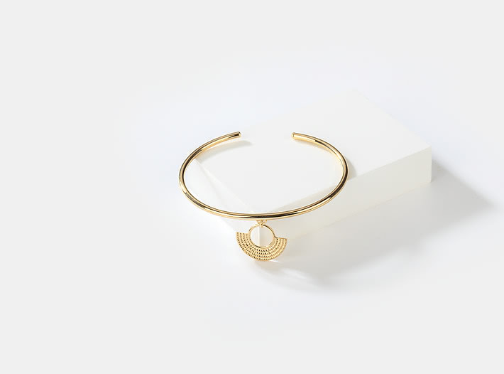 Good Vibes Bracelet in Gold Plating