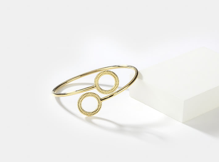 Issa Mood Bracelet in Gold Plating